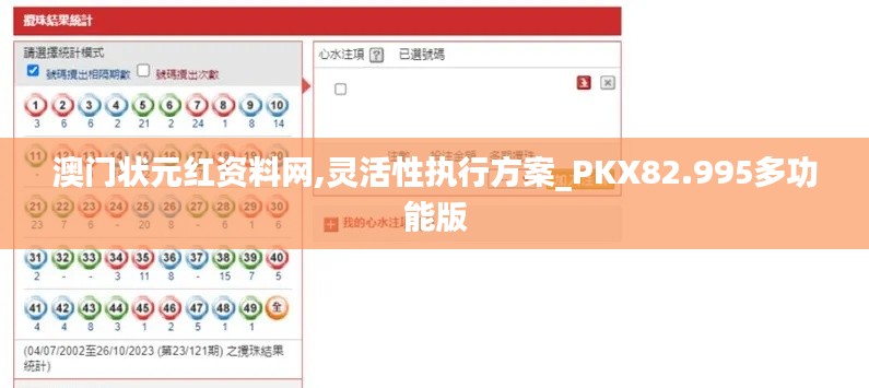 澳门状元红资料网,灵活性执行方案_PKX82.995多功能版
