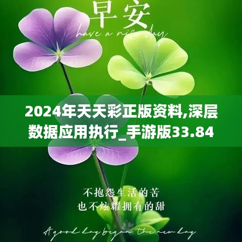 2024年天天彩正版资料,深层数据应用执行_手游版33.847-1
