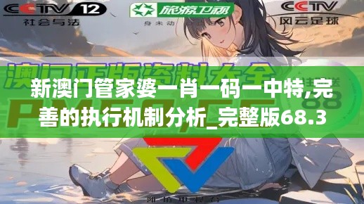 新澳门管家婆一肖一码一中特,完善的执行机制分析_完整版68.384-8