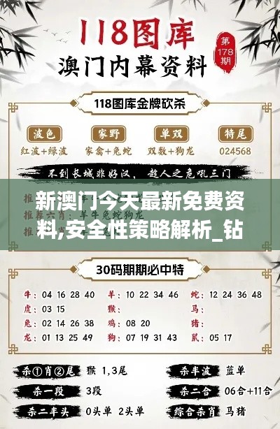 新澳门今天最新免费资料,安全性策略解析_钻石版9.584-8
