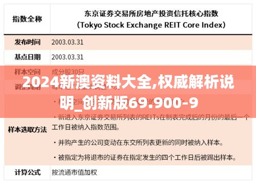2024新澳资料大全,权威解析说明_创新版69.900-9