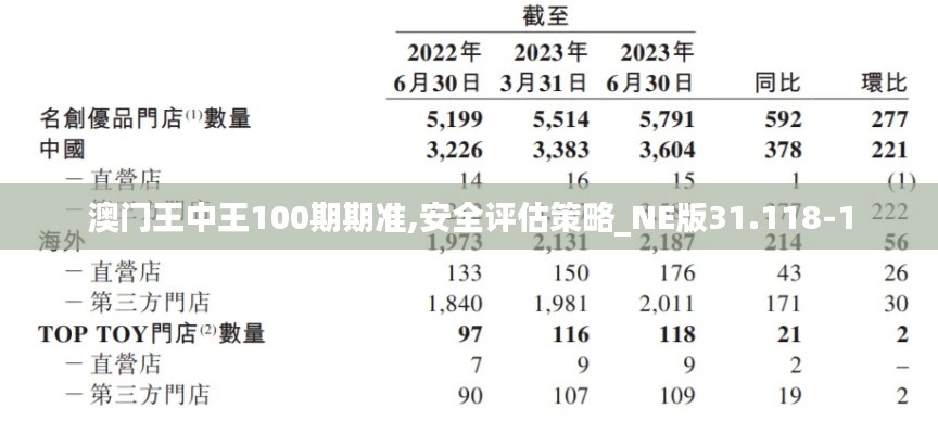 澳门王中王100期期准,安全评估策略_NE版31.118-1