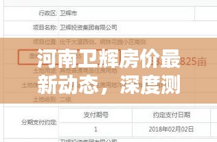 河南卫辉房价最新动态，深度测评与全面介绍