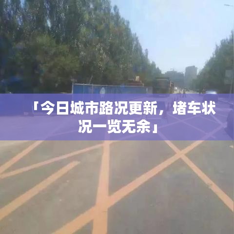 「今日城市路况更新，堵车状况一览无余」