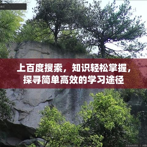 上百度搜索，知识轻松掌握，探寻简单高效的学习途径