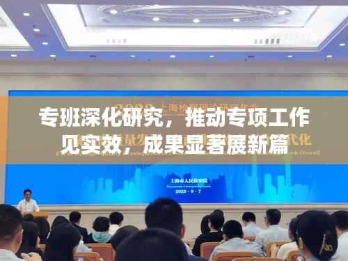 专班深化研究，推动专项工作见实效，成果显著展新篇