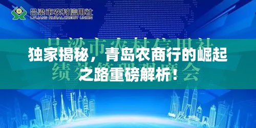 独家揭秘，青岛农商行的崛起之路重磅解析！