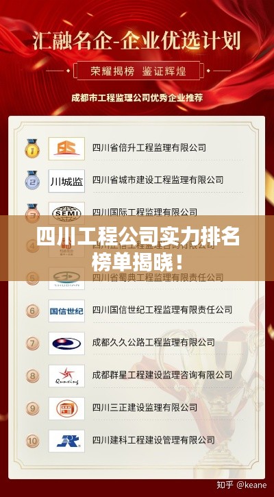 四川工程公司实力排名榜单揭晓！