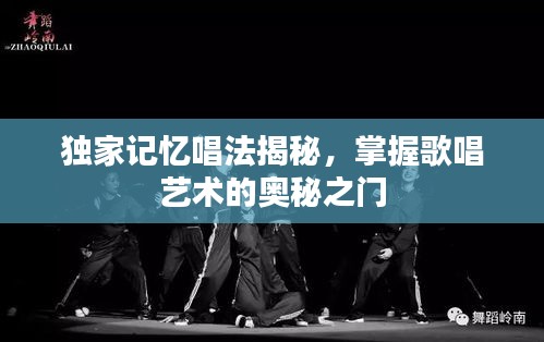 独家记忆唱法揭秘，掌握歌唱艺术的奥秘之门
