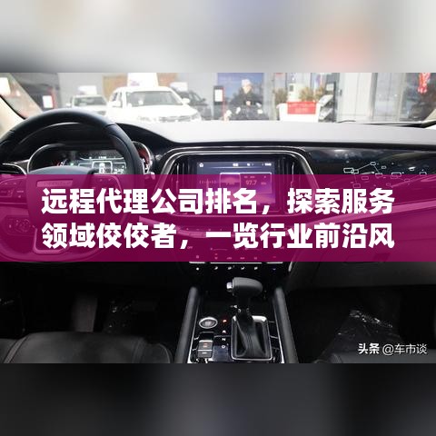 远程代理公司排名，探索服务领域佼佼者，一览行业前沿风采