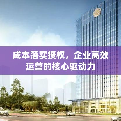 成本落实授权，企业高效运营的核心驱动力