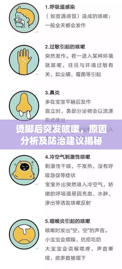 烫脚后突发咳嗽，原因分析及防治建议揭秘