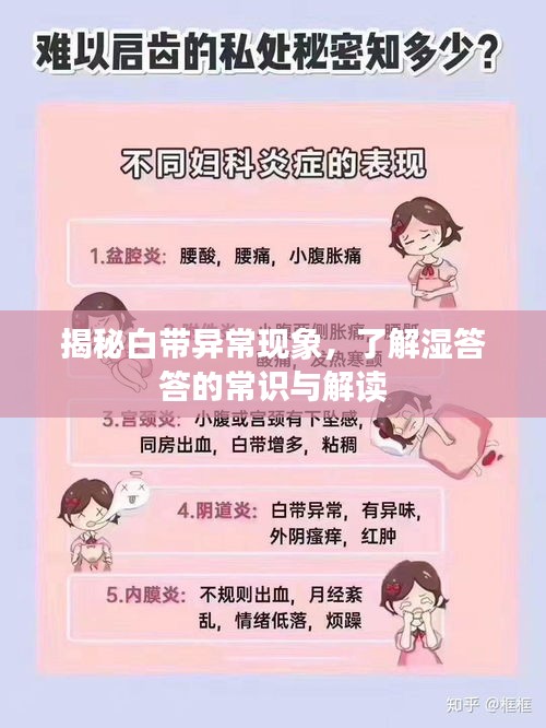 揭秘白带异常现象，了解湿答答的常识与解读