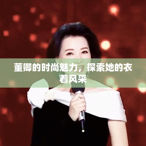 董卿的时尚魅力，探索她的衣着风采