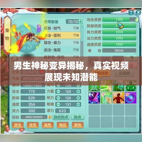 男生神秘变异揭秘，真实视频展现未知潜能